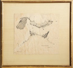 Lamento por Aubrey Beardsley - Jardín de los sueños, aguafuerte surrealista