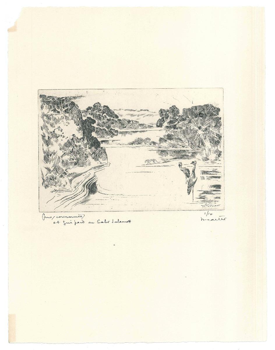 Unknown Landscape Print - Landscape - Original Etching - 1930 ca.