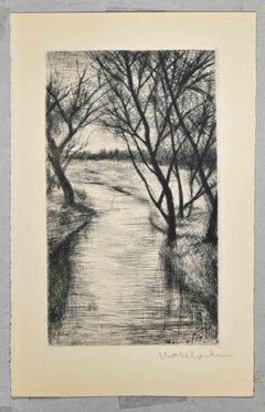 Landscape - Etching  - Late 20th Century