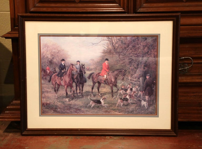 Unknown Large Framed Print "Going to Cover" after