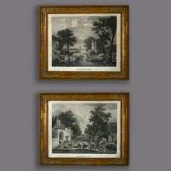 Large Pair of Early 19th Century Empire Period Engravings