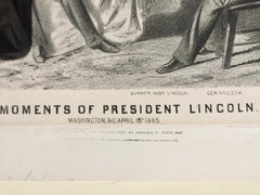 LAST MOMENTS OF PRESIDENT LINCOLN