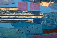 Layers, Monoprint and mixed media by Manuel Rodriguez Jr.