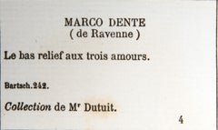 Le Bas Relief aux Trois Amours, Heliogravure by Marco Dente