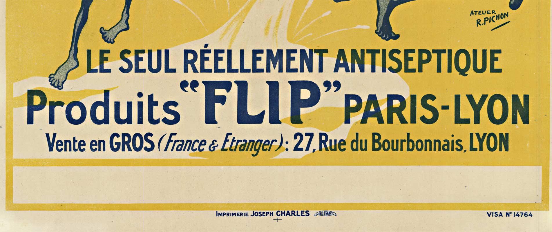 Original französisches Vintage-Plakat.
  le 