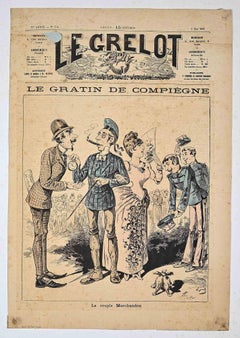 Le Gratin de Compiegne - Original Lithograph - 1885