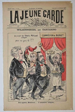 Le Jeune Garde Original Lithograph, Modern Style, 1888, Unframed