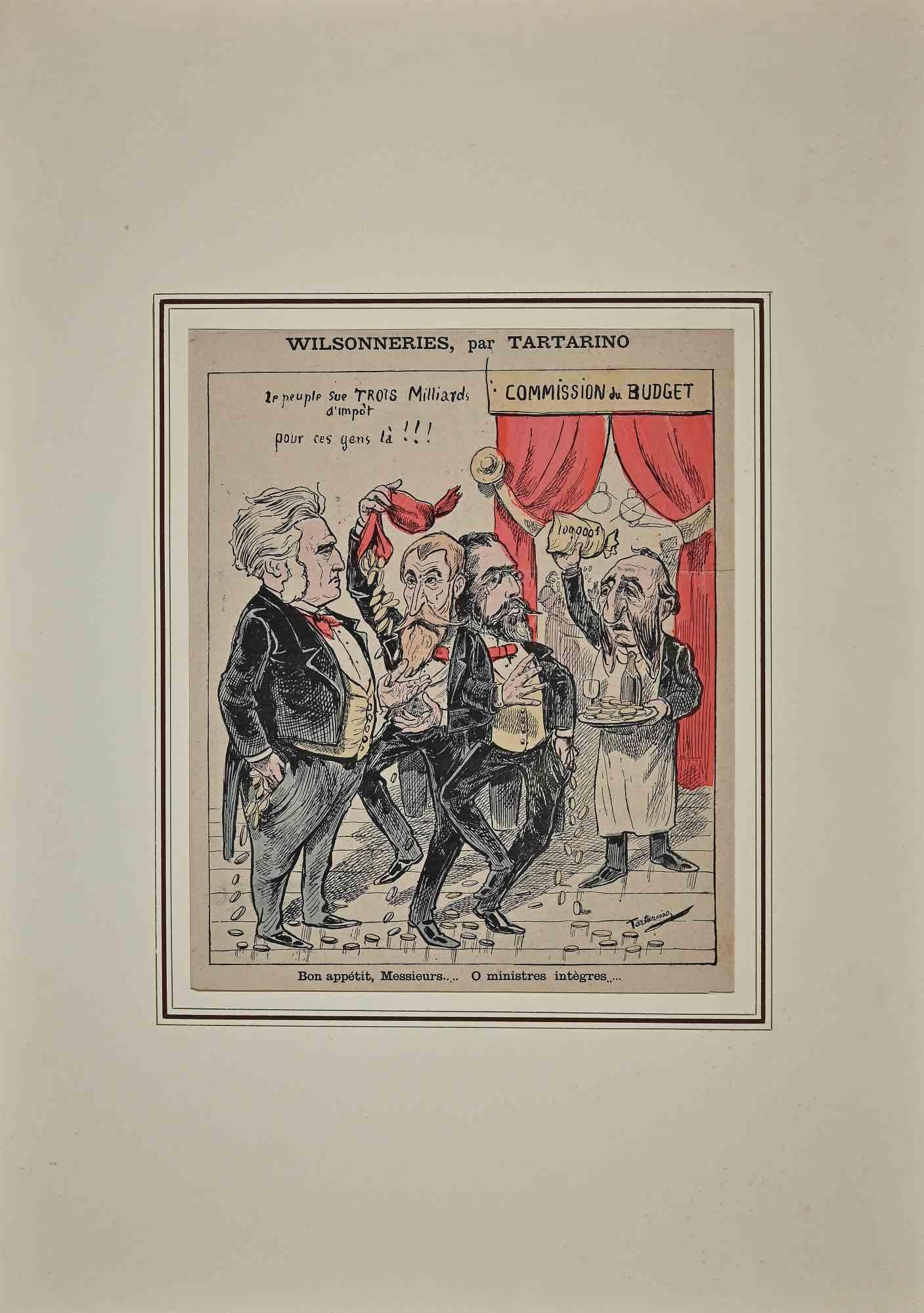 Portrait Print Unknown - Le Jeune Garde - Lithographie - 1888