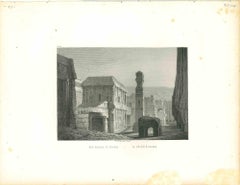 Le Kelaca Ellora - Lithographie d'origine - Milieu du 19e siècle