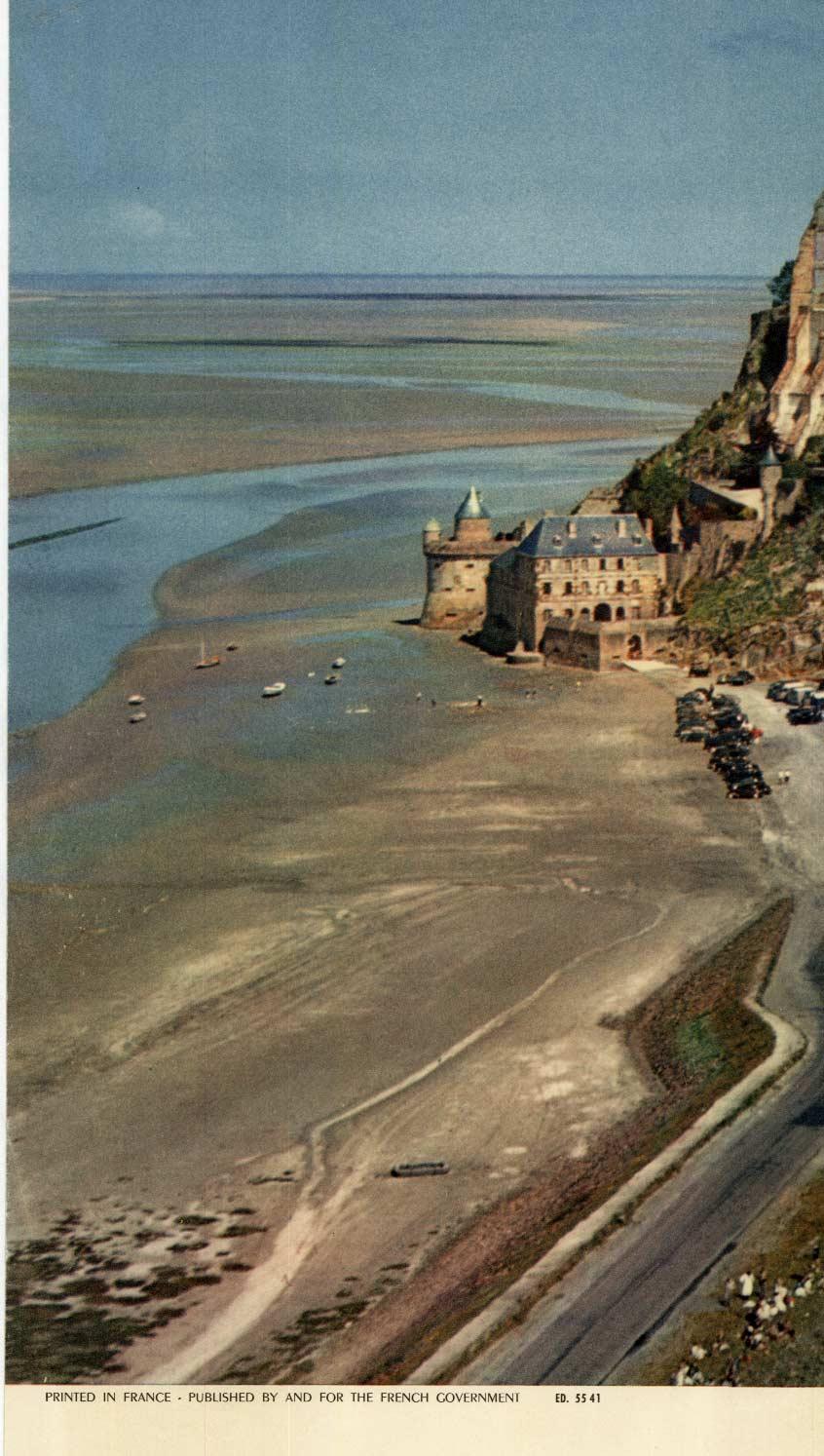 Le Mont St. Michel France original vintage travel poster - Realist Art by Unknown