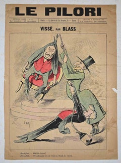 Le Pilori - Vissé - Original Lithograph - 1887