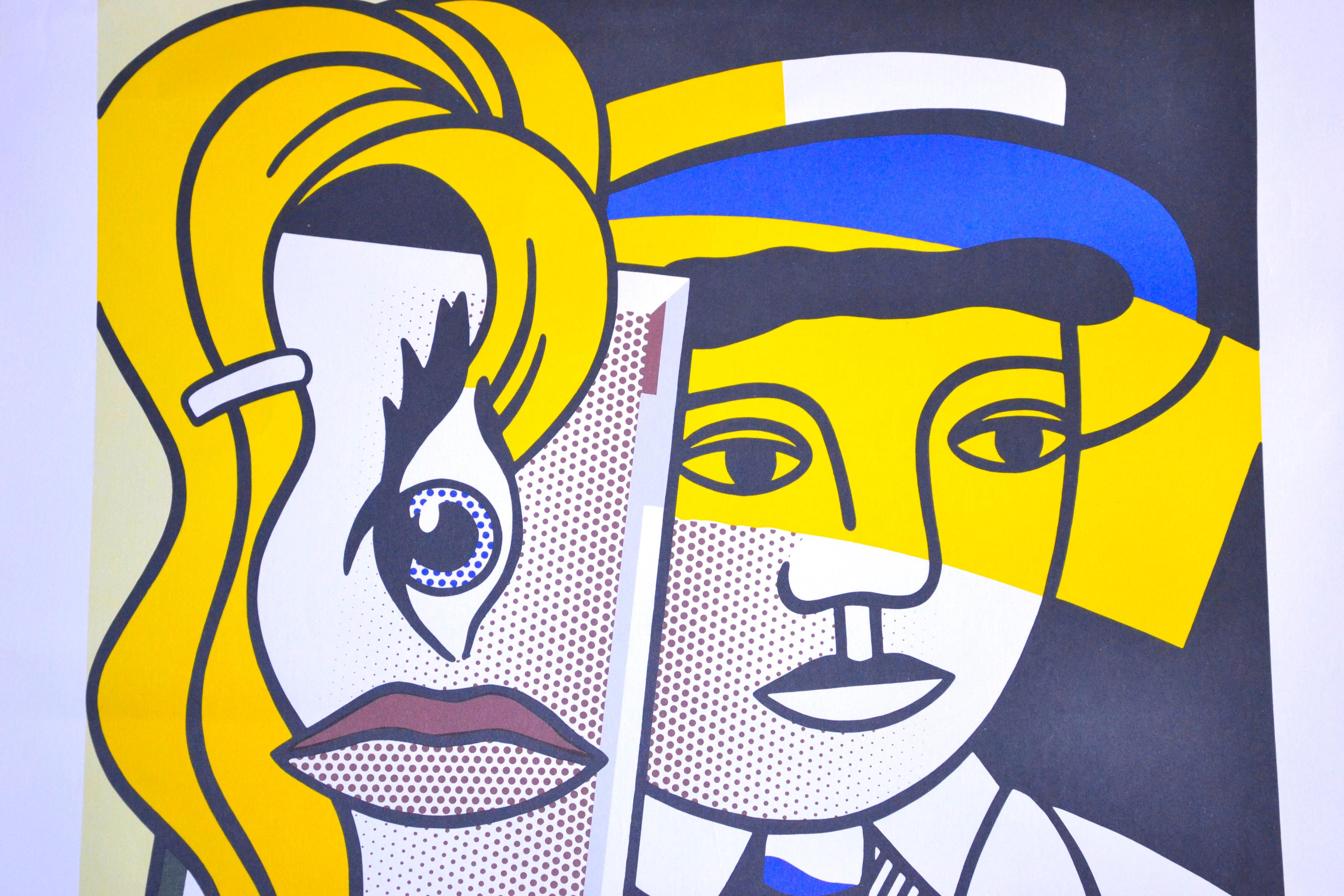 Affiche d'exposition Lichtenstein - Leo Castelli Gallery - Print de Unknown