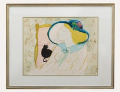 Linda Le Kinff (b.1949) - Framed 20th Century Lithograph, Laure