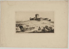 Lionel Lindsay (1874-1961) - Early 20th Century Etching, Castle Caco