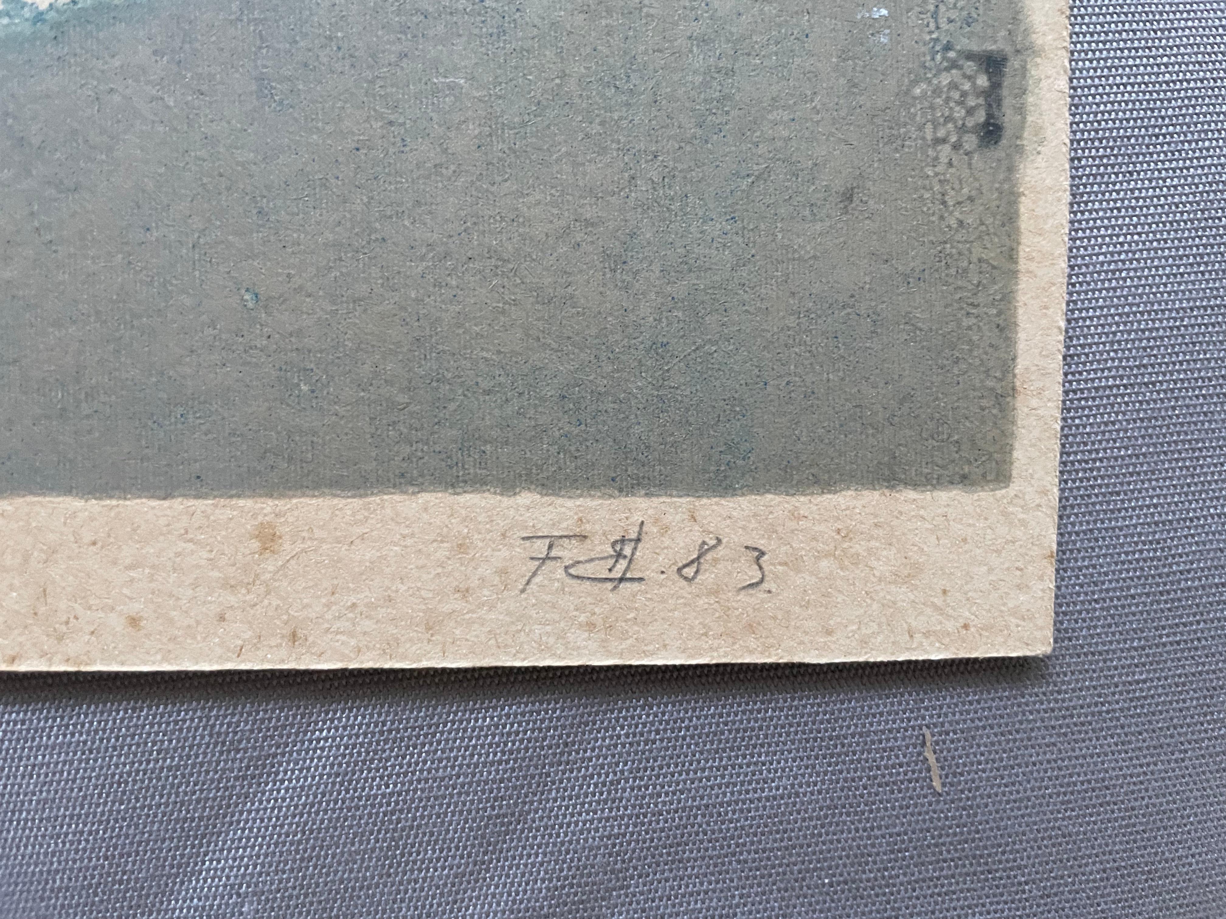 Lithographie, 1/3 nummeriert, Argentinischer Künstler? – Print von Unknown