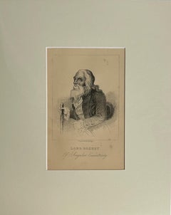 Lord Rokeby - Of Singular Eccentricity, 19th Century Engraving Print