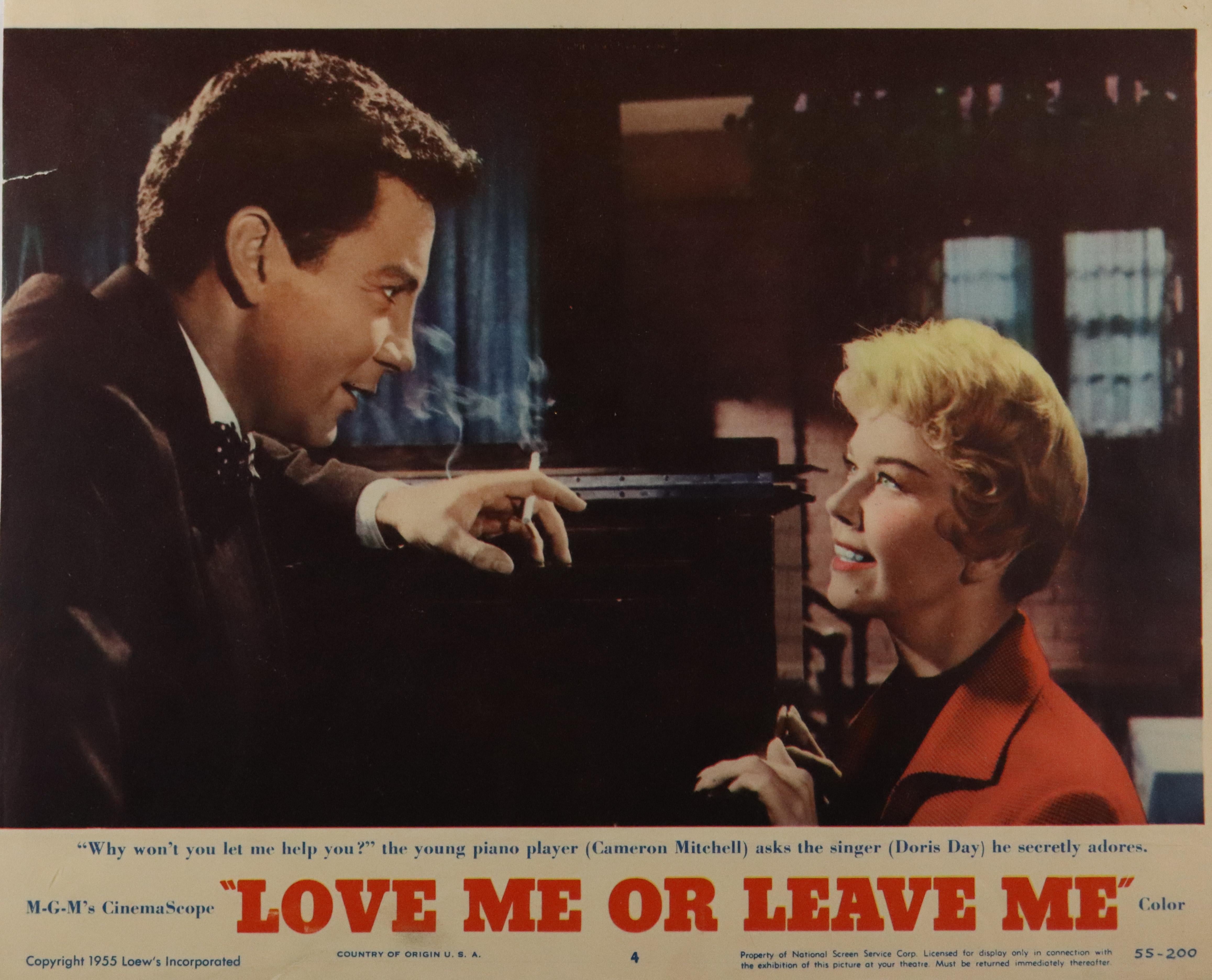 Unknown Abstract Photograph - "Love Me or Leave Me", Lobby Card, USA 1955