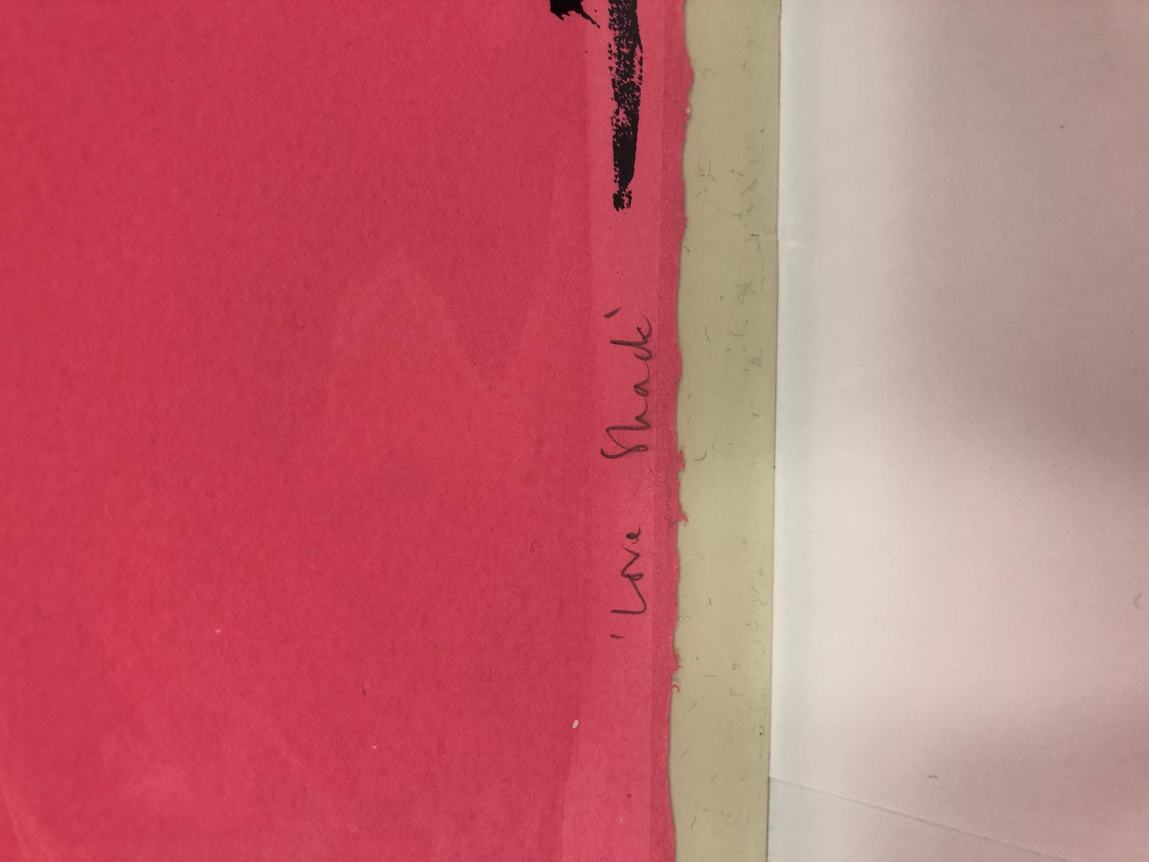 Stampa Love Shack di Anna Marrow - Landscape Print Rosa di Unknown