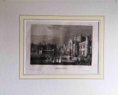 Lowther Castle - Original Lithograph - Mid-19th Century