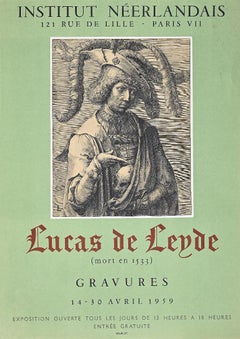 Lucas Von Leyde - Vintage Offset Print - 1959