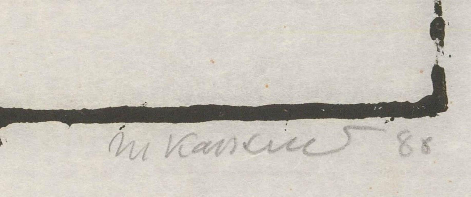 Original woodcut. Pencil signed, titled and dated in German to the lower right. On Japanese paper.