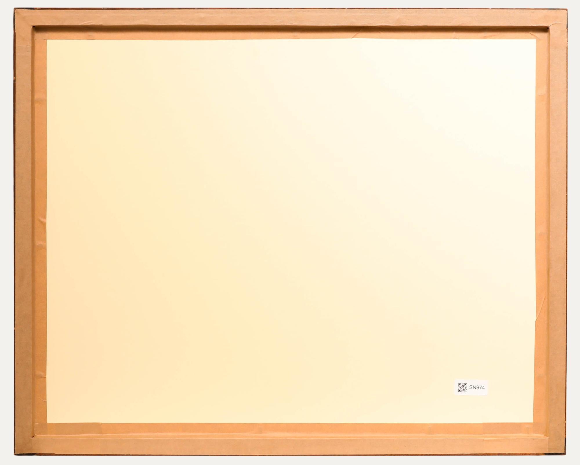 M. Karstens - Framed 20th Century Woodcut, Kopfweiden - Beige Landscape Print by Unknown