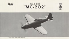 Pair of WWII Spotter Posters: Macchi "MC-202" & Douglas "Dauntless"
