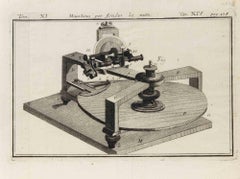 Machin per Fonder le Ruote - Gravure - 18e siècle