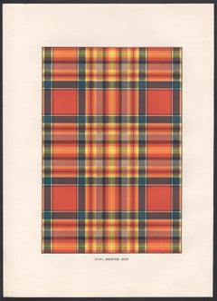 MacIntosh - Chief (Tartan), Scottish Scotland art design lithograph print
