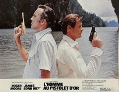 „Der Mann mit der goldenen Pistole“ (1974) – Original-Vintage-Lobbykarte, ungerahmt