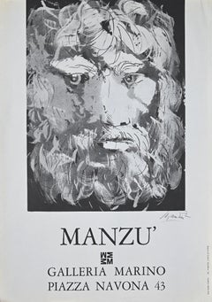 Manzu - Vintage Offset Poster - 1972