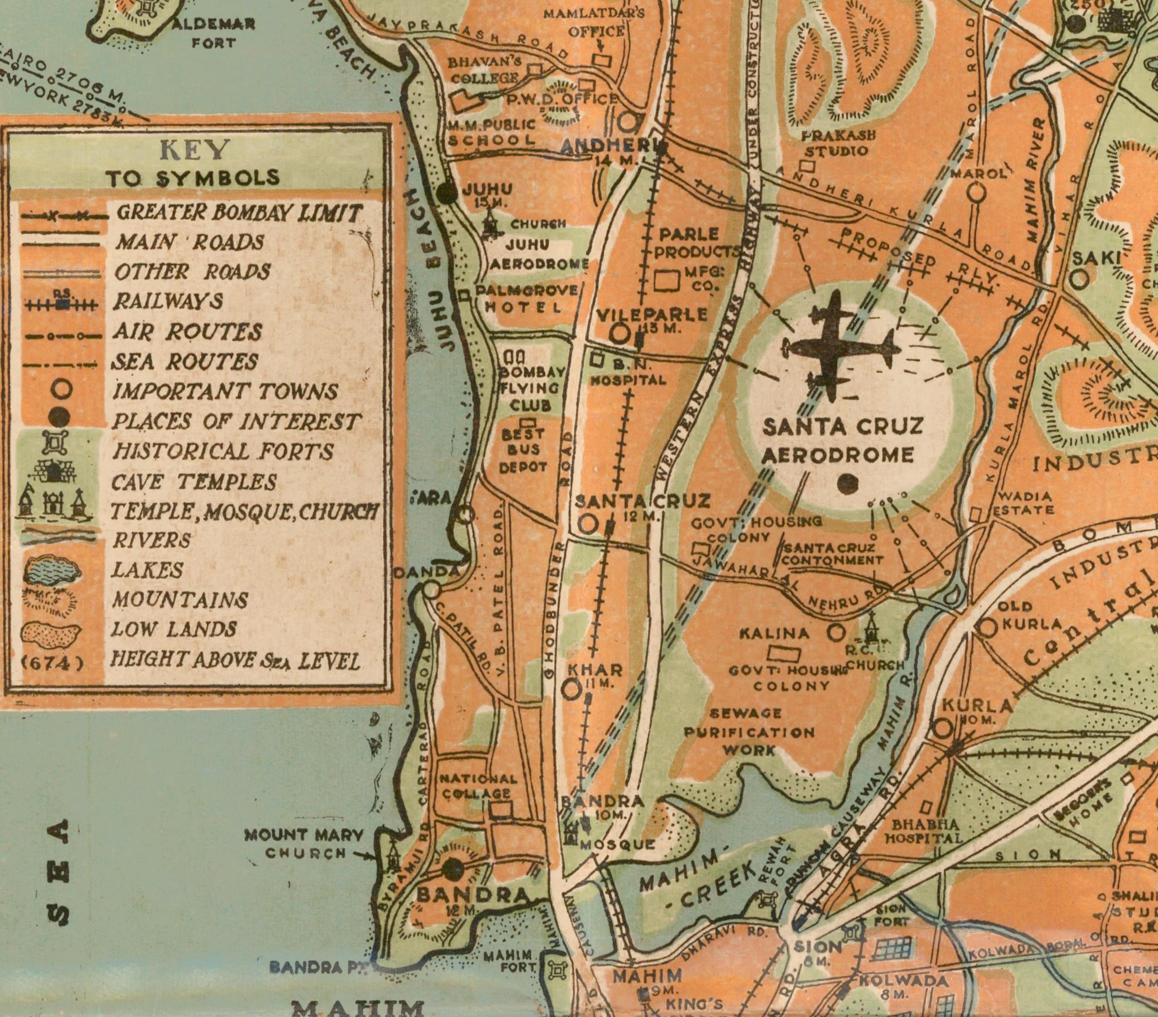 1950 india map