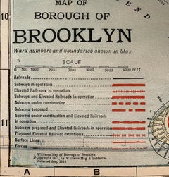 Map of Borough of Brooklyn