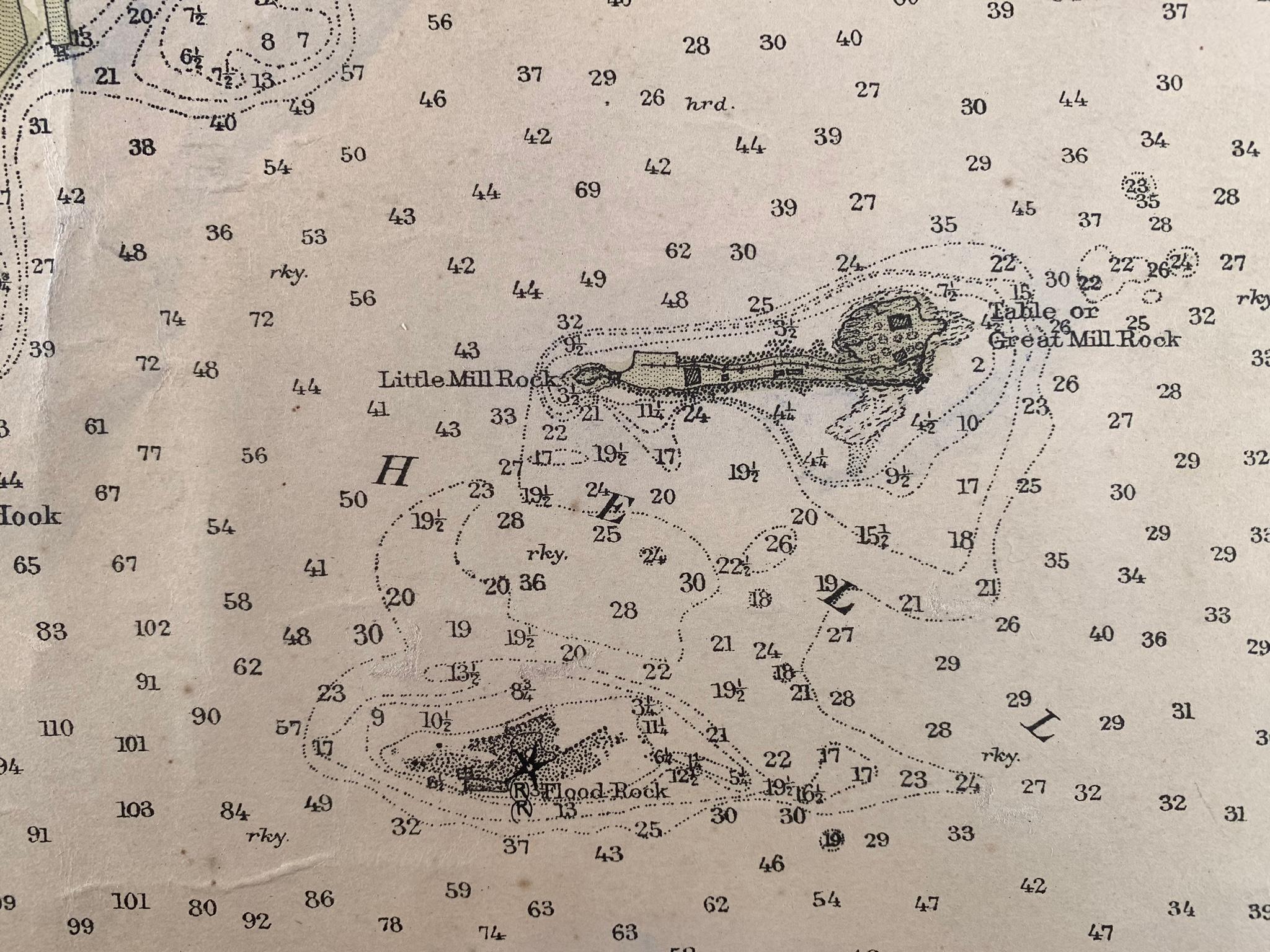 Map of Hell Gate and East River, New York City For Sale 1