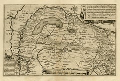 Map of military campaign - Maurits of Nassau by Balthasars - Engraving - 17th c.