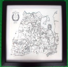 Map Showing Bridle Paths Maintained By The Country Lanes Commitee