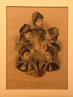 Margherita - Lithographie - 1881