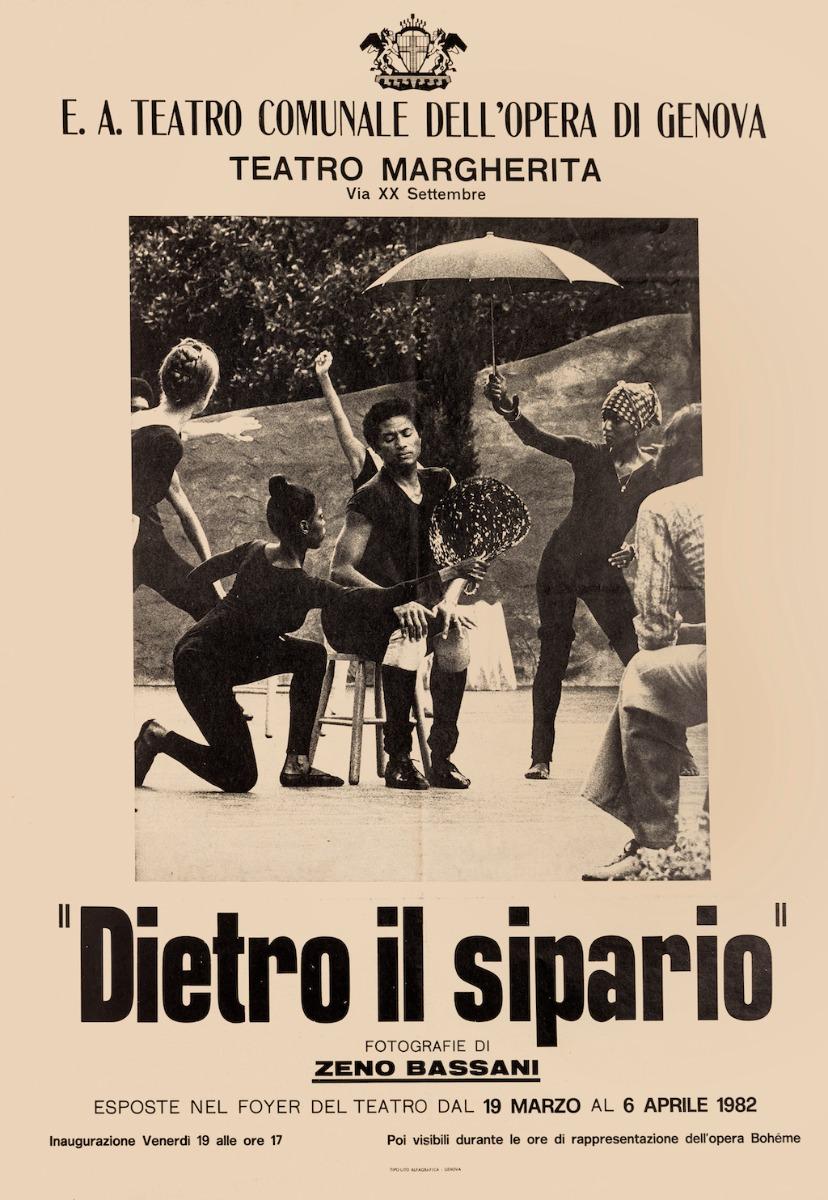 Affiche vintage du Théâtre Margherita - Impression offset - 1982