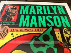 Affiche de concert Punk Rock de Marilyn Manson