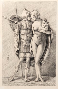 Marte y Venus, Heliograbado de Jacopo de' Barbari