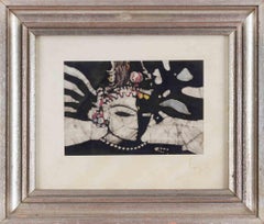 Vintage Mask - Print - Mid-20th Century