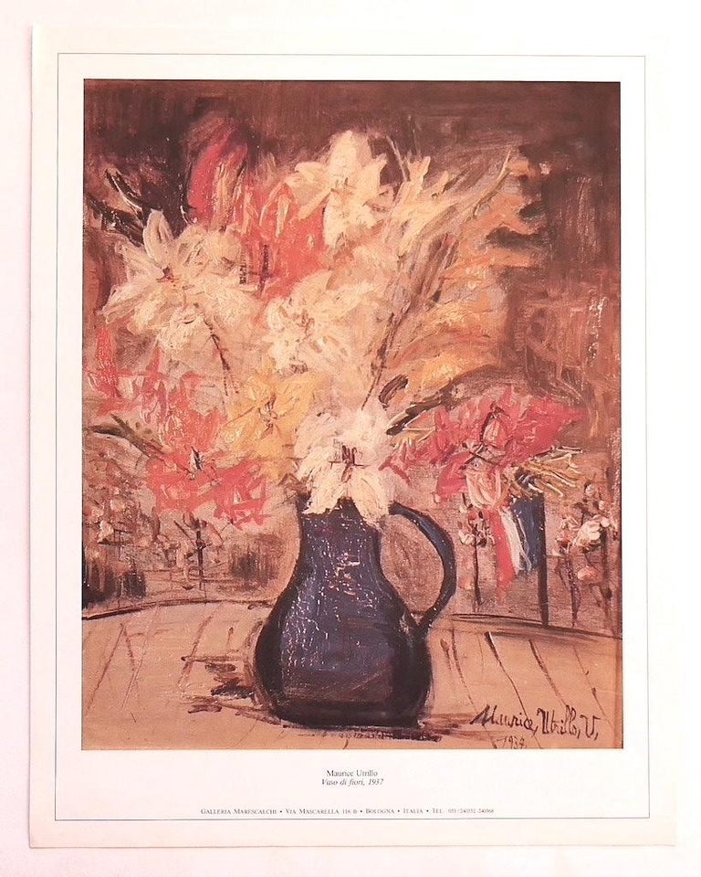 Unknown Figurative Print - Maurice Utrillo - Exhibition Poster - Original Offset Print - 1975 ca.
