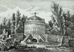 Mausoleo de Teodoro en Rávena - Litografía - Siglo XIX