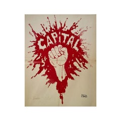 May 1968 Original French Protest Poster, Capital