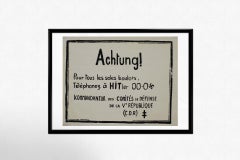 May 68 Original poster Achtung! Pour Tous les Sales Boulots Téléphonez à Hitler