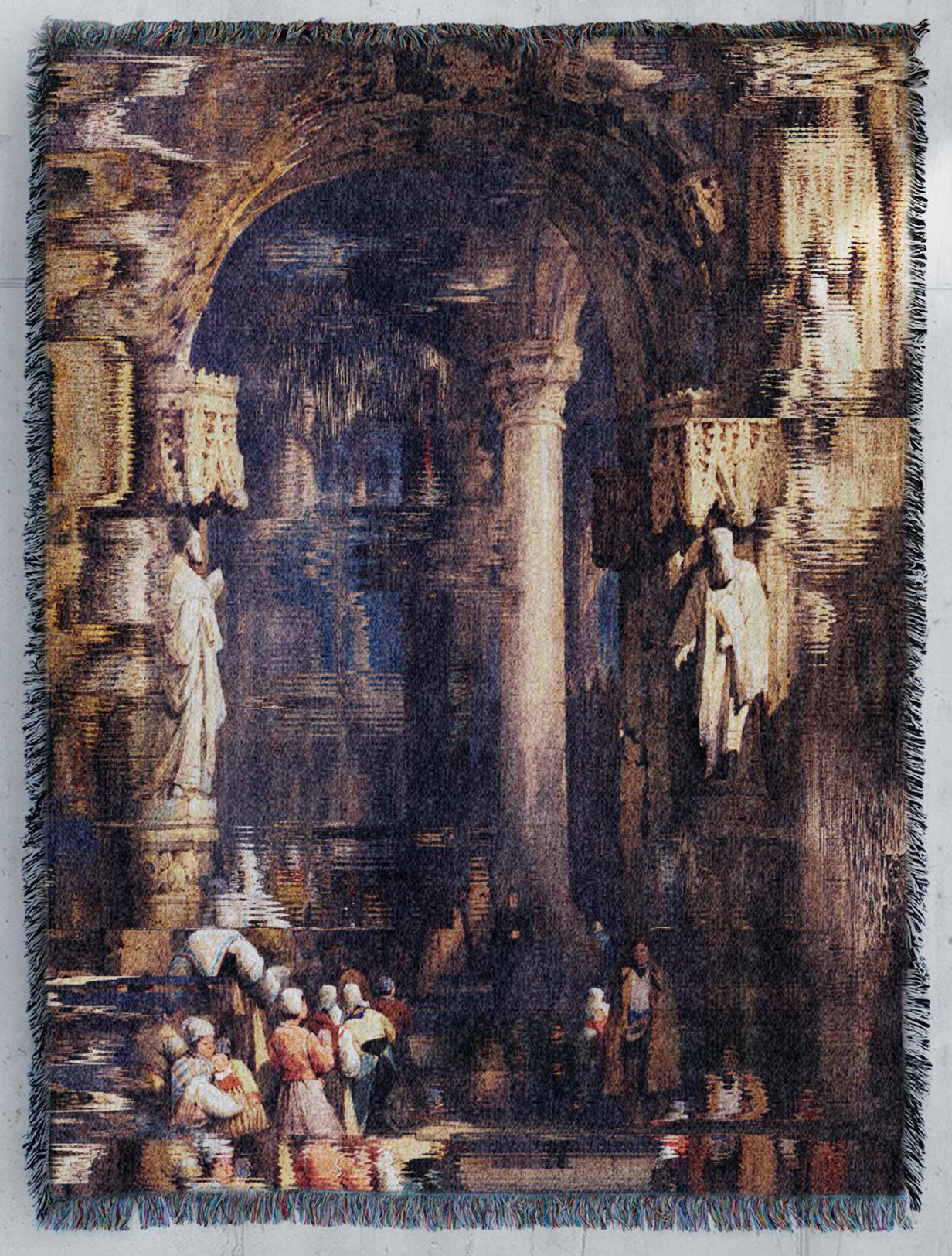 Memories of “Interior Of A Cathedral” by Samuel Prout by Marco Salvi - Print by Unknown