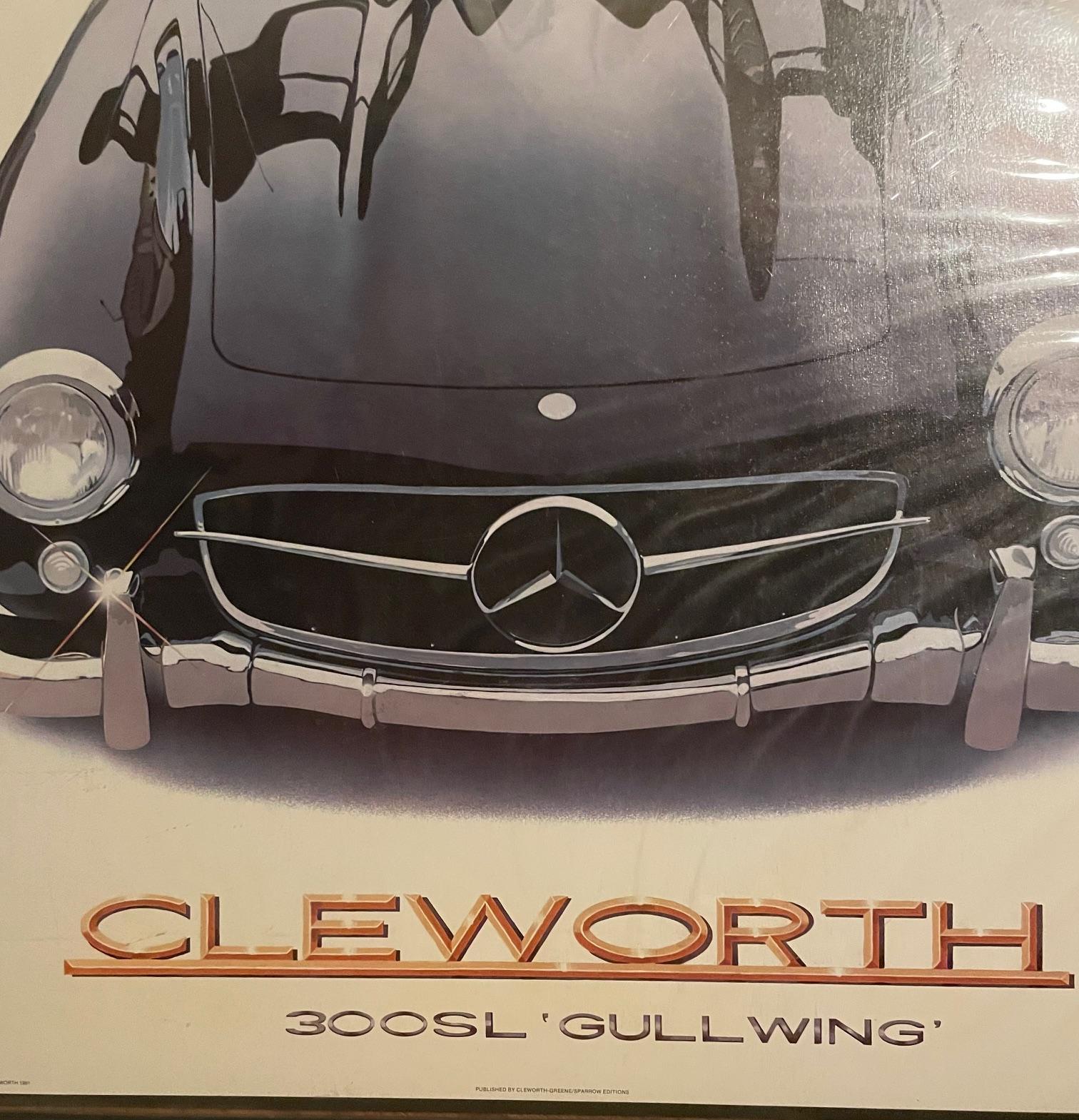 Mercedes Benz 300 SL Gullwing     Poster d'arte - Print di Unknown