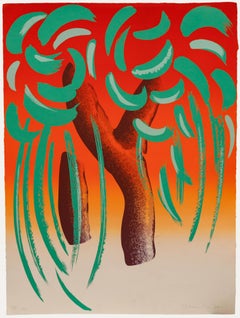 Michael Heindorff - Sérigraphie du XXe siècle, « Les arbres de Tasso IX »