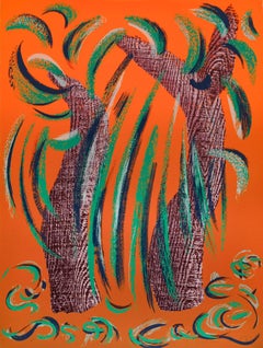 Michael Heindorff - Sérigraphie du XXe siècle, « Les arbres de Tasso V »