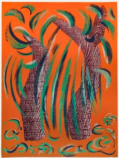 Michael Heindorff - Sérigraphie du XXe siècle, « Les arbres de Tasso V »